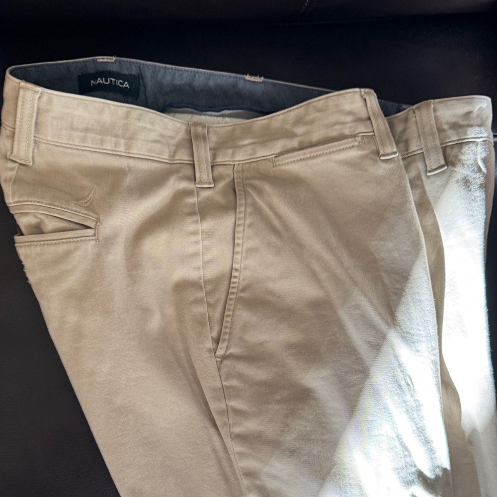 Nautica Men's Tan Chinos